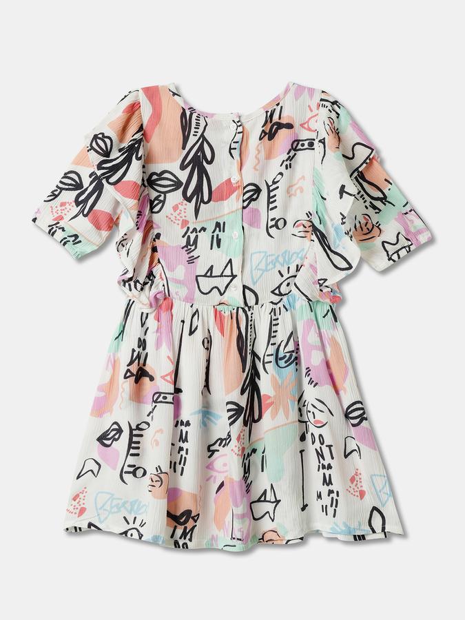 Girls All Over Printed Casual Dress image number 1
