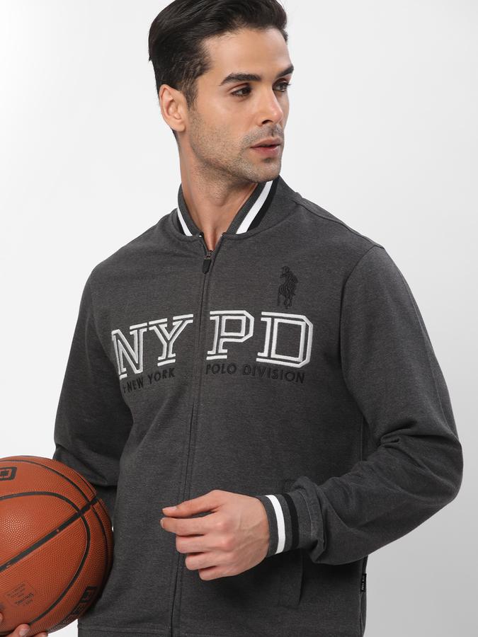 Men Cotton Regular Fit Track Jacket