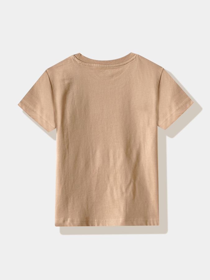 Boys Cotton Regular Fit Crew Neck Graphic T-shirt