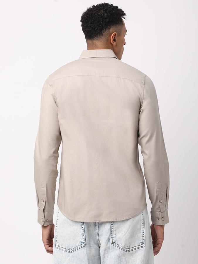 Men Regular Fit Shirt with Patch Pocket image number 2
