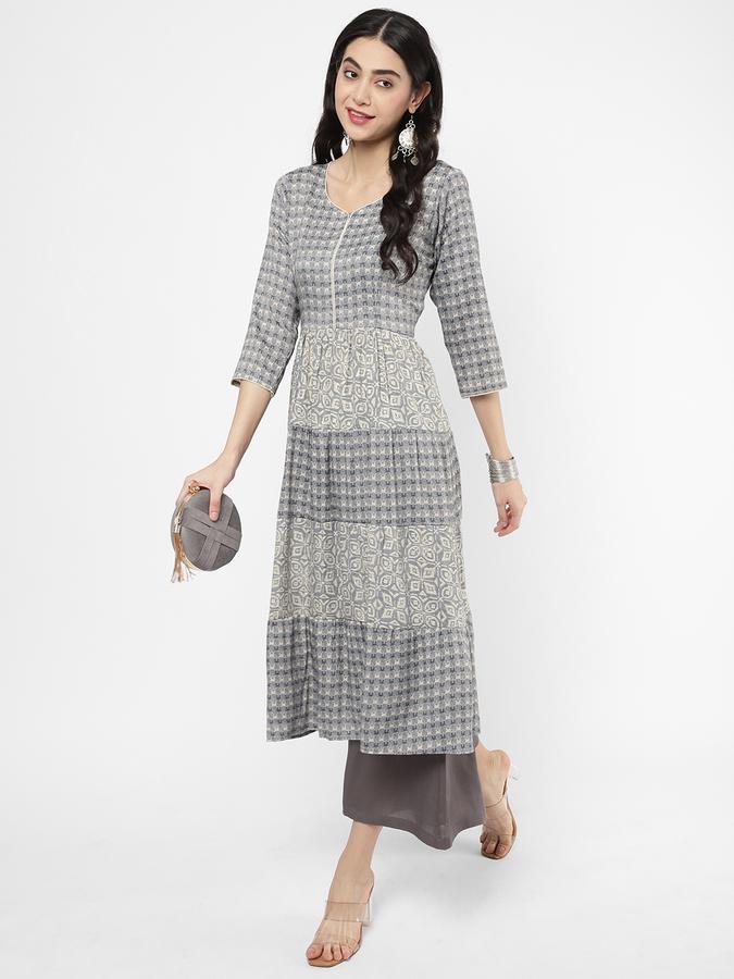 R&B Blue Women Kurtas image number 1