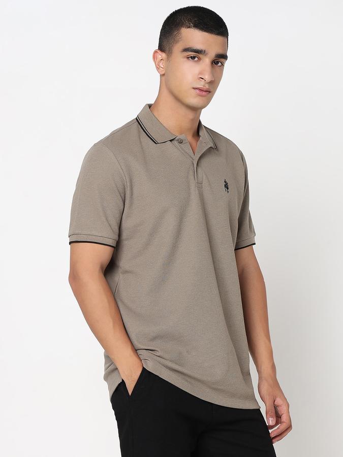 MENS TEXTURE POLO image number 3