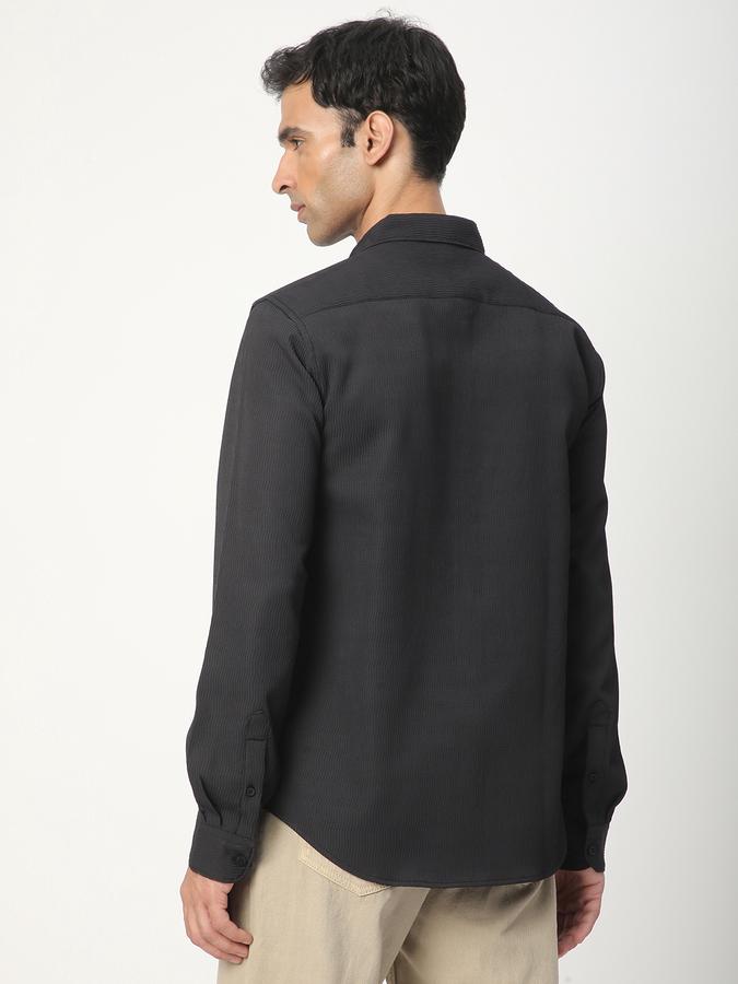 Men Self Design Casual Shirt image number 2