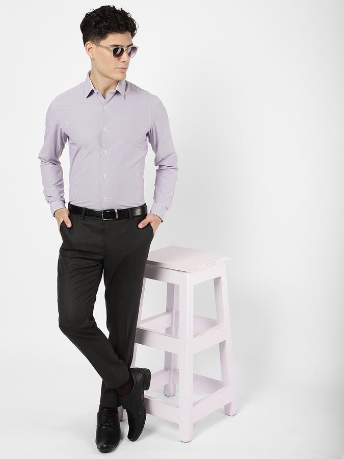 R&B Men Purple Formal Shirts image number 1