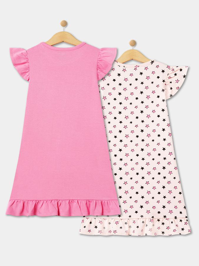 R&B Girl's Round Neck Sleepshirt image number 1