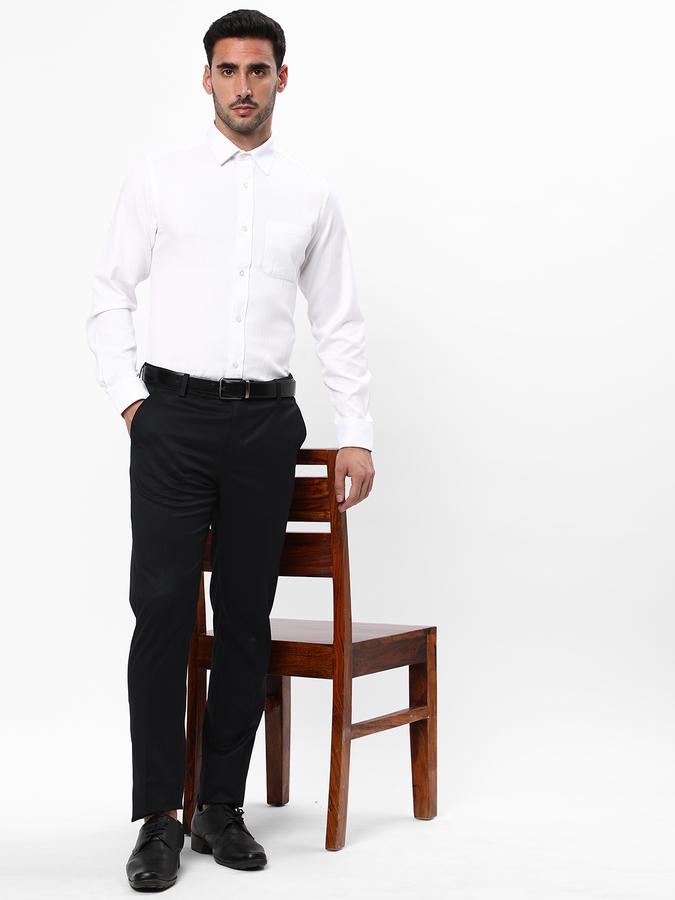 R&B Men Blue Casual Trousers image number 1