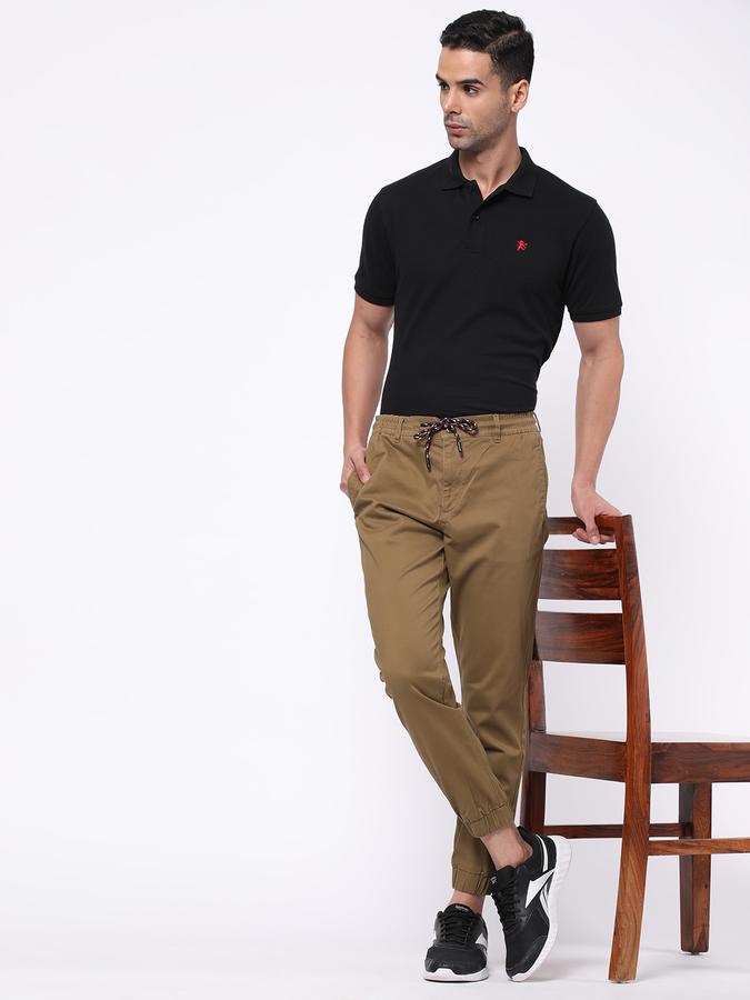 R&B Men Brown Trousers image number 1