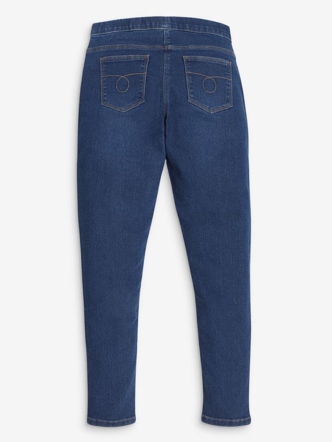 Girl Straight Jeans with Insert Pockets image number 2
