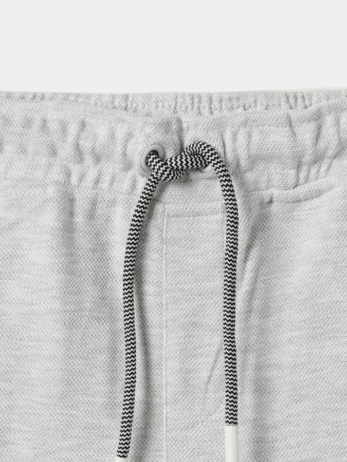 Boys Cotton Relaxed Fit Drawstring Waist Clean Hem Shorts