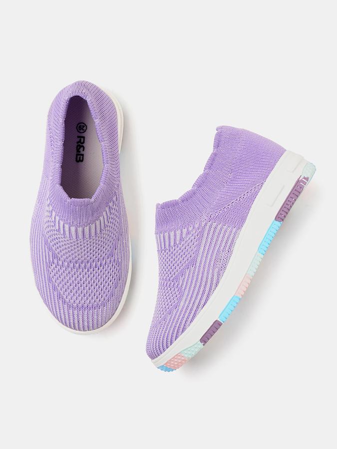 R&B GIrls Purple Casual Shoes