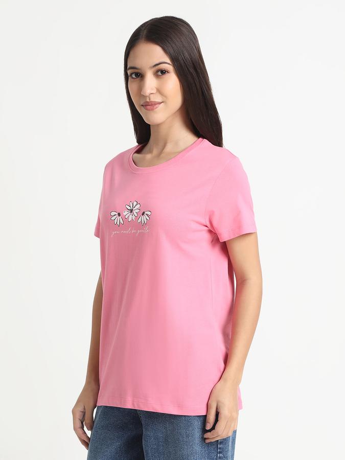 ROUND NECK GRAPHIC PRINTED TEE data-index=