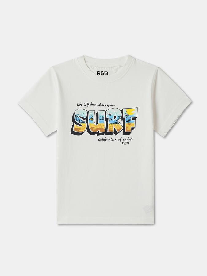Boys Printed Pure Cotton Regular T Shirt image number 0