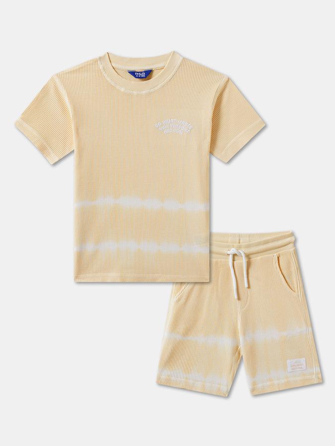 Boys Tie-Dye T-shirt with Shorts Fashion Set