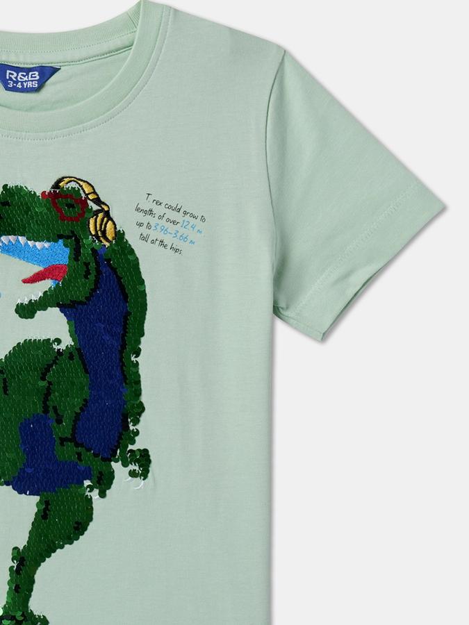 Graphic Print Crew-Neck T-Shirt image number 2