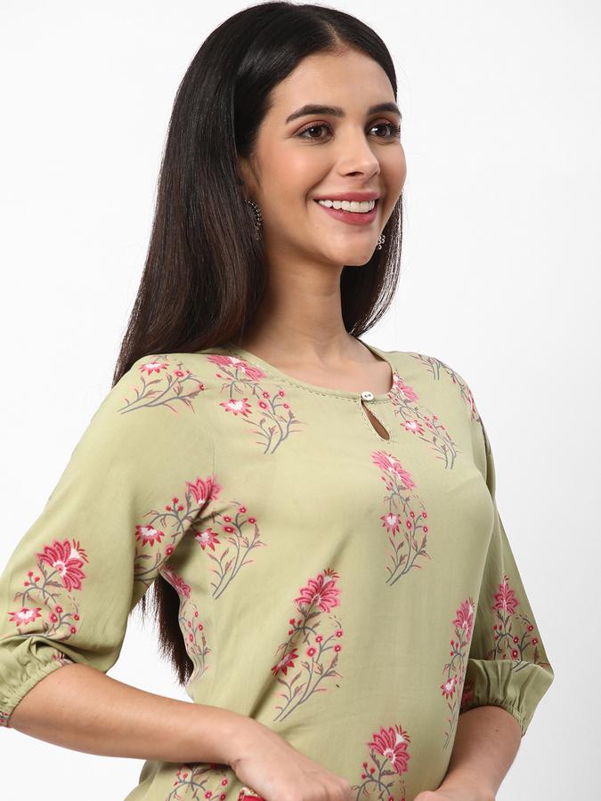 R&B Women Olive Kurtas