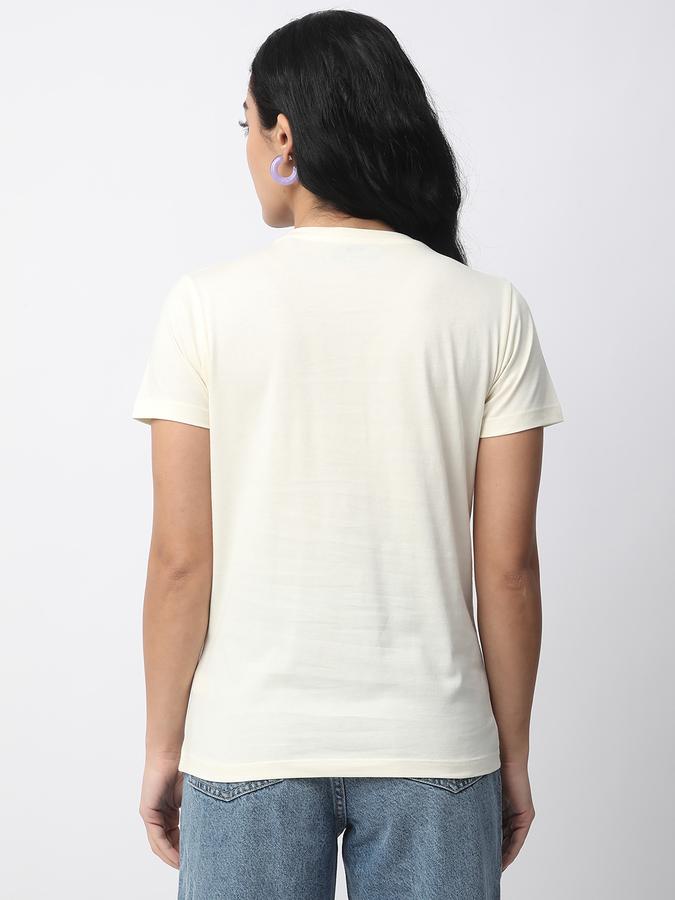 Graphic Print Women Round Neck T-Shirt image number 2