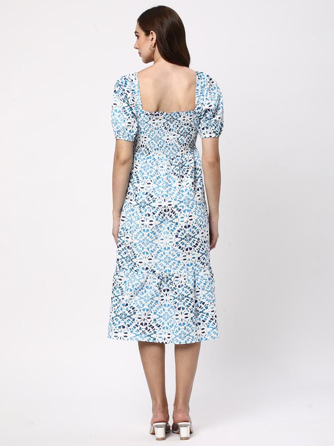 Floral Print A-Line Dress image number 2