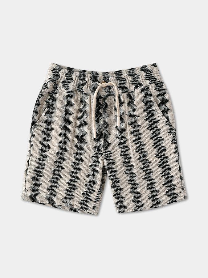 Boys Textured Short Sleeves Fashion Set image number 3