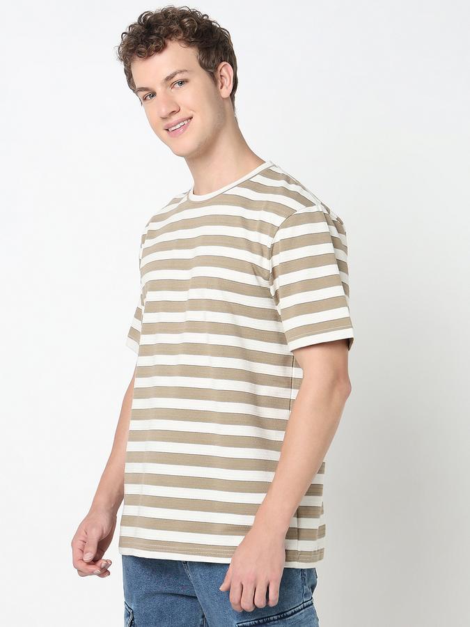 R&B MEN'S YOUNG MEN Short Sleeve STRIPE TEE - RELAX FIT image number 1