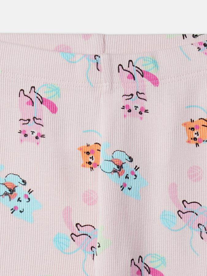 Girls Printed Leggings image number 3