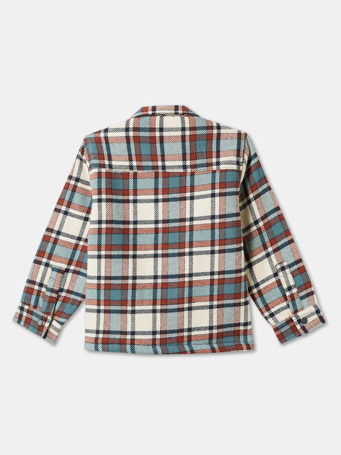 Boys Regular Fit Full Sleeve Spread Collar Shirt