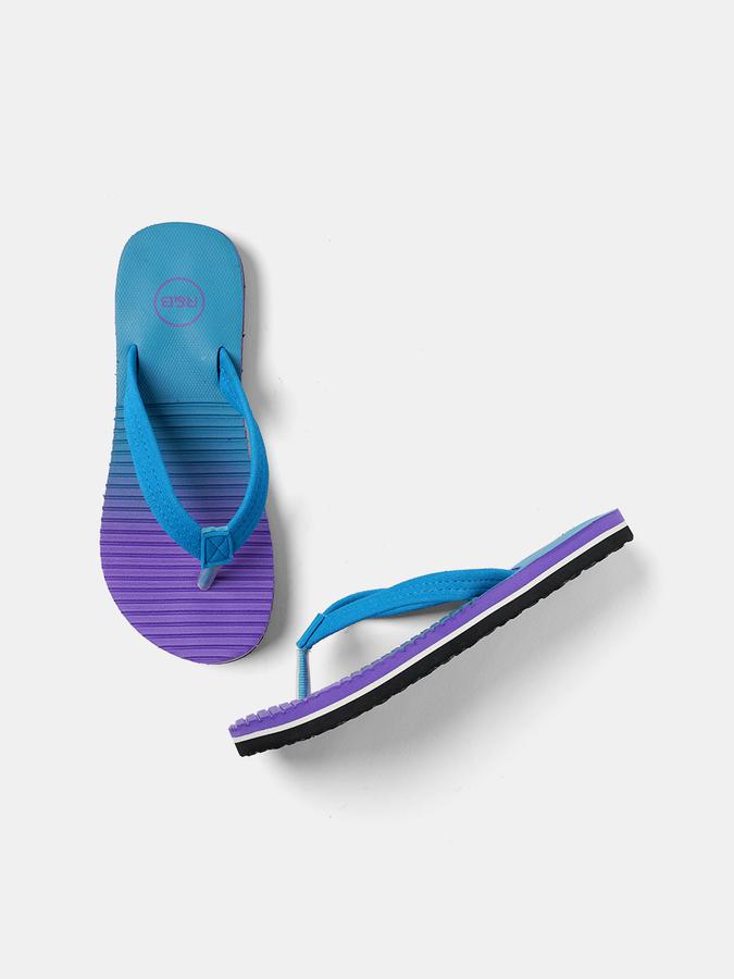 R&B Women Blue Flip Flops image number 0