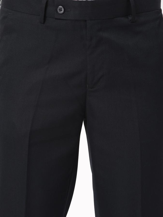 R&B Men Blue Formal Trousers image number 3