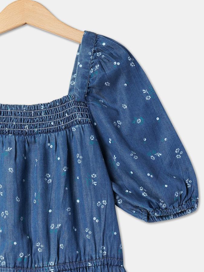 R&B Girl's Ruffles Woven Dress data-index=