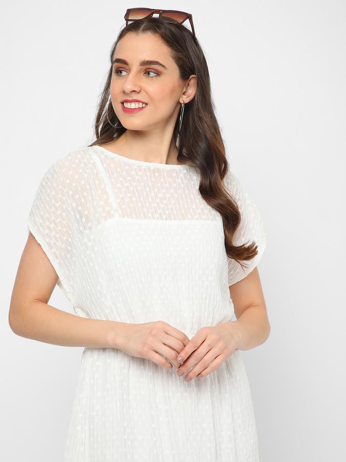 R&B Women White Dress