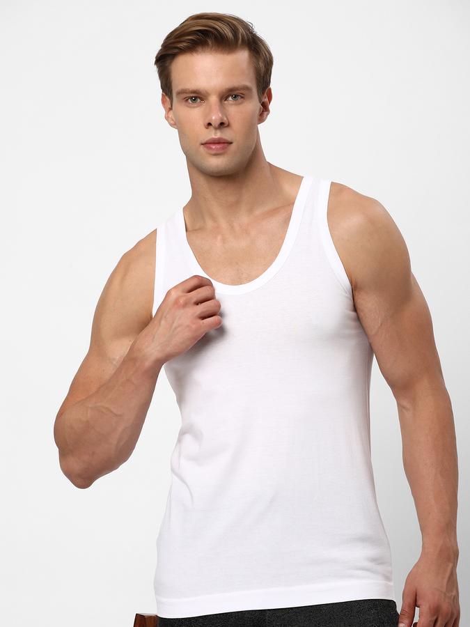 Men Round-Neck Sleeveless Vest