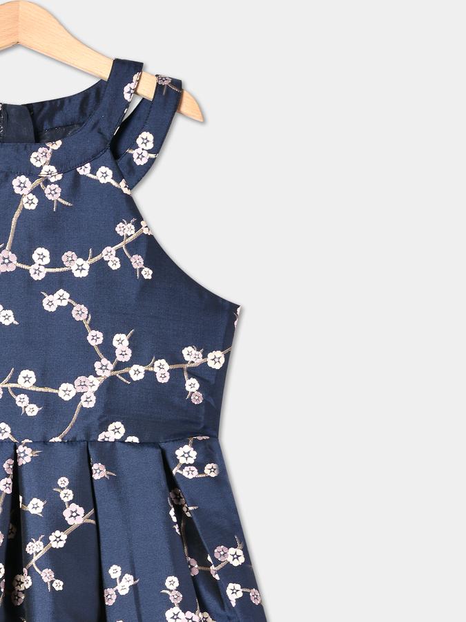 R&B Girl's Jacquard Partywear Dress image number 2