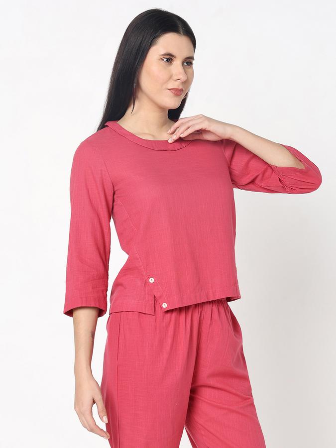 Casual Solid Women Top image number 3