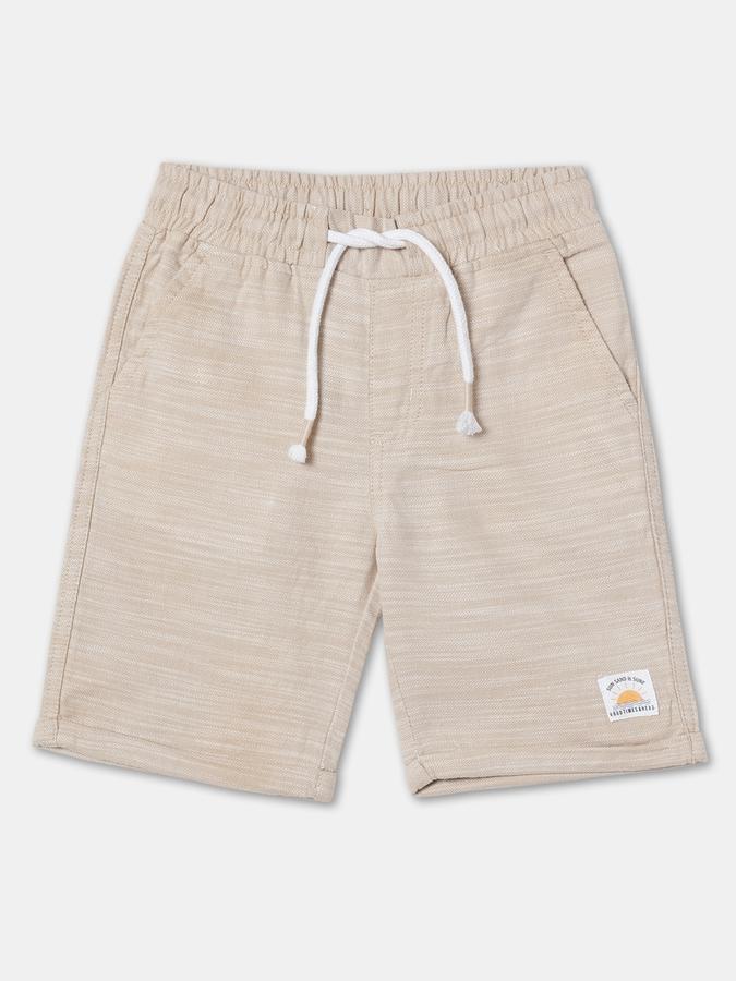 R&B Boys Beige Shorts & 3/4Ths image number 0