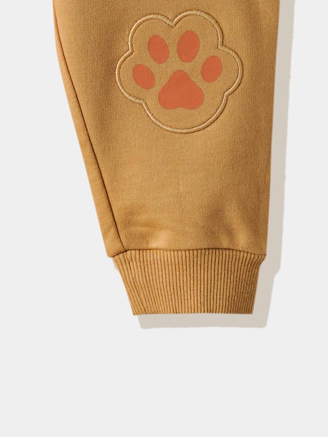 Boys Cotton Regular Fit Drawstring Waist Cuffed Hem Joggers