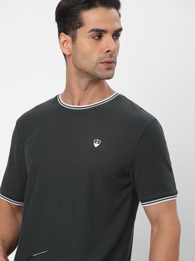 R&B Men's Solid Structured T-Shirt image number 0