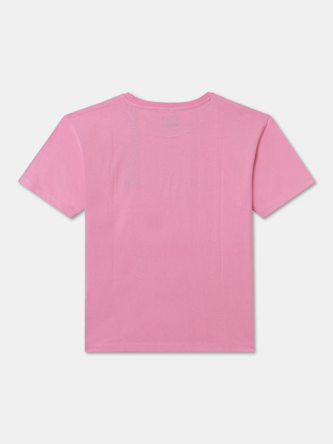 Girls Printed Pure Cotton Regular T Shirt image number 1
