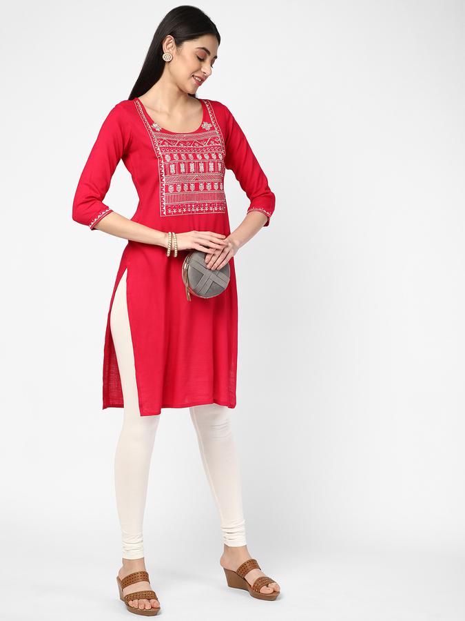 R&B Women Rust Kurtas image number 1