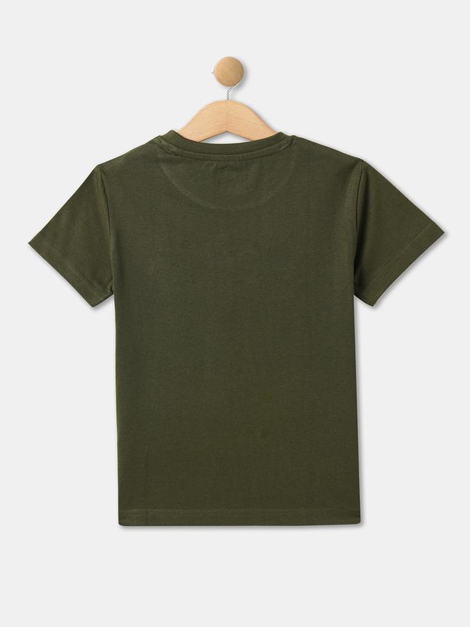 Boys Relaxed Fit Round-Neck T-Shirt image number 1