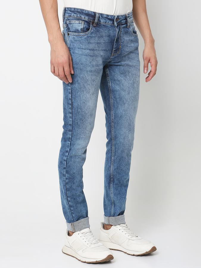 Men Slim Fit Jeans with Insert-Pockets image number 2