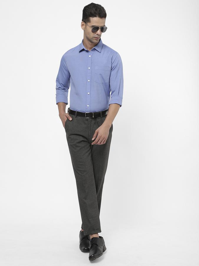 R&B Blue Men Casual Shirts image number 1