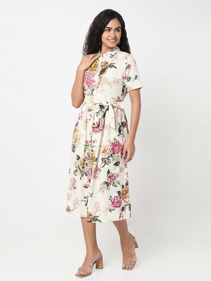 R&B Women A-line Below Knee Dress  image number 2