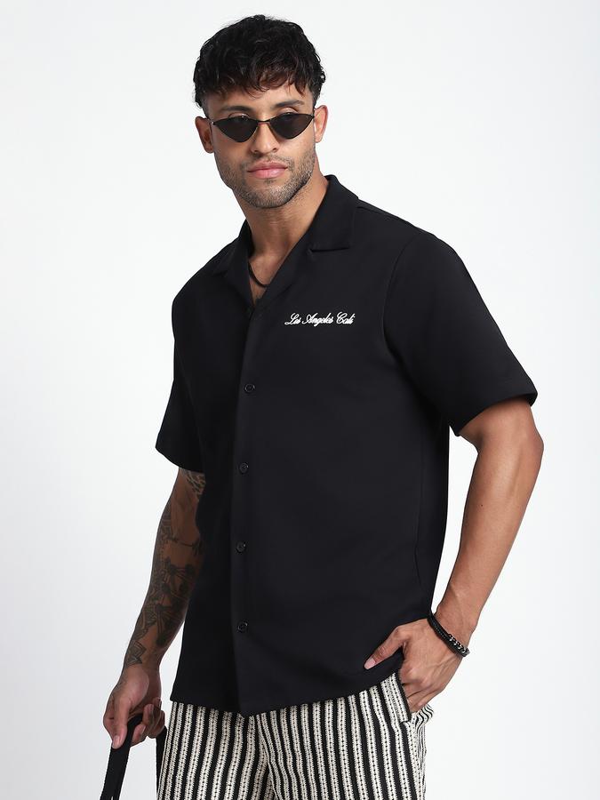 R&B Men's Black Shirt