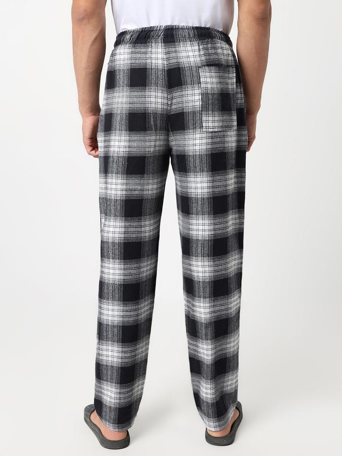Checkered Men Track Pants image number 3
