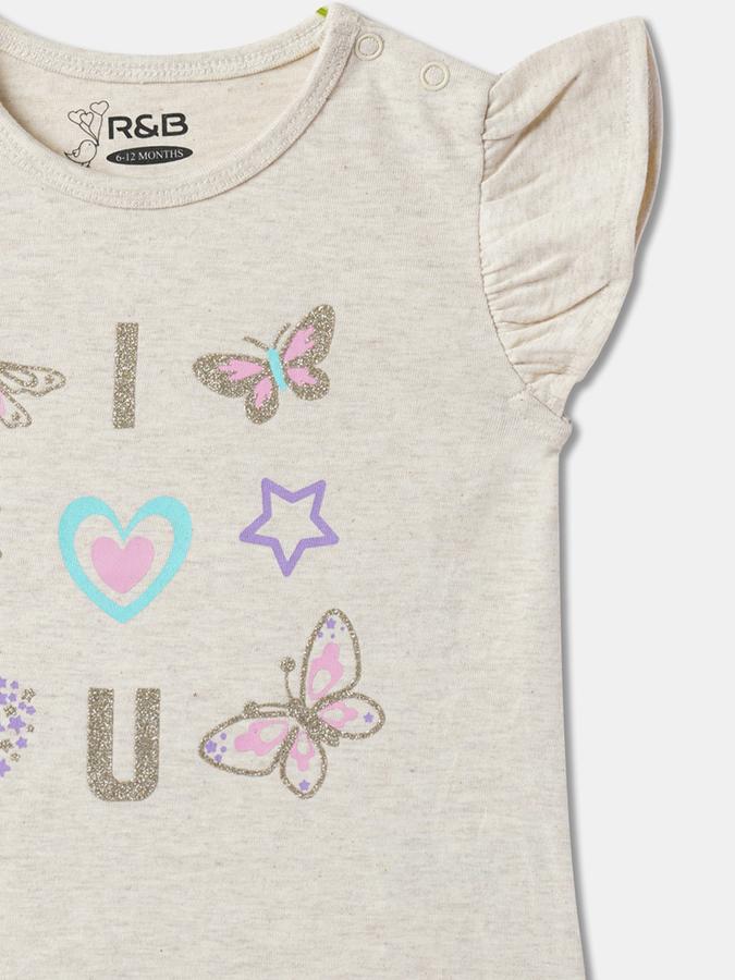 Girls Graphic Print Regular Fit T-Shirt image number 2