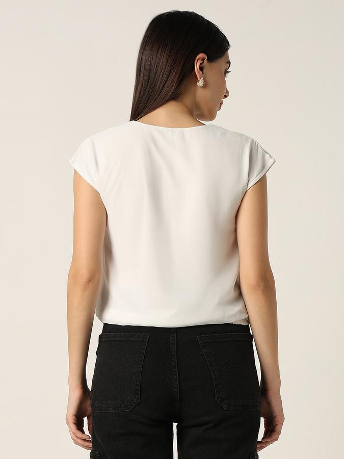 R&B Women Ivory Embroidered Top