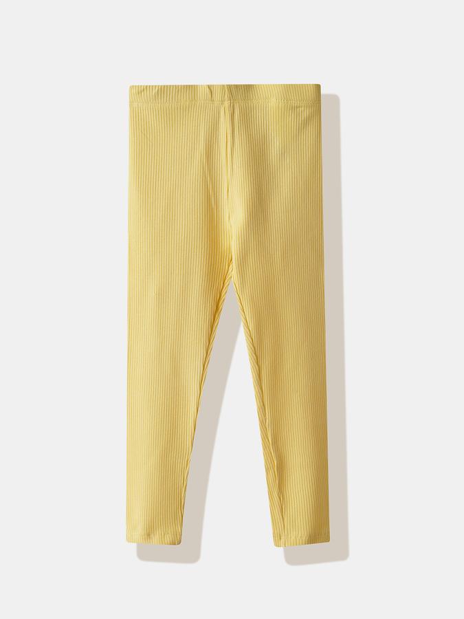 Girls Cotton Skinny Fit Elastic Waist Printed Leggings