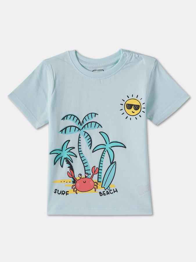 Boys Regular Fit Short Sleeve Crew Neck T-Shirt