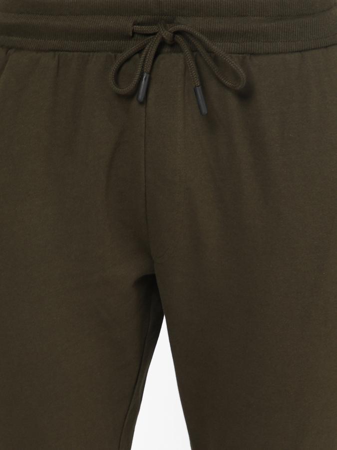 R&B Men Olive Casual Trousers image number 3