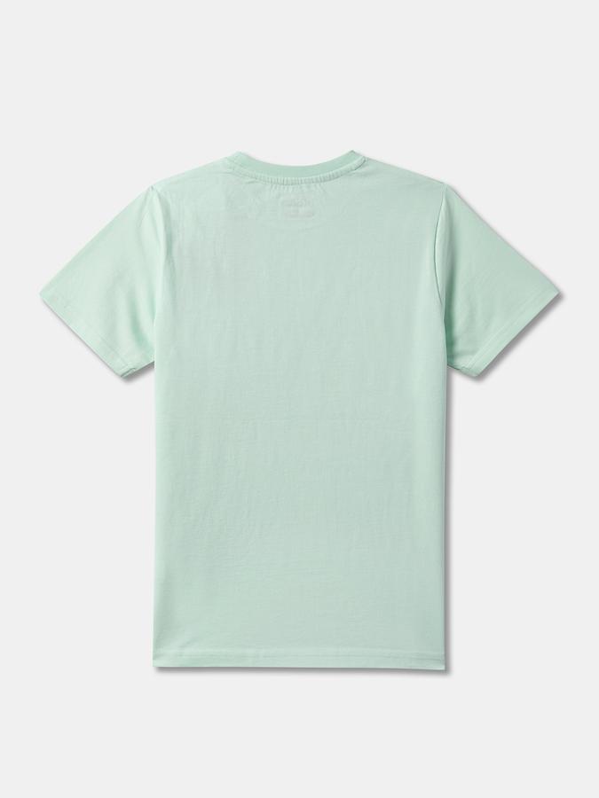 Boys Typographic Print Regular Fit Round-Neck T-Shirt image number 1