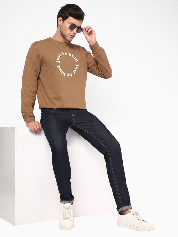 R&B Men Beige Sweatshirts & Hoodies image number 1